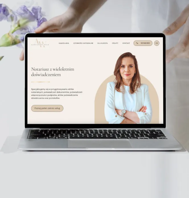 Strona internetowa dla Notariusza