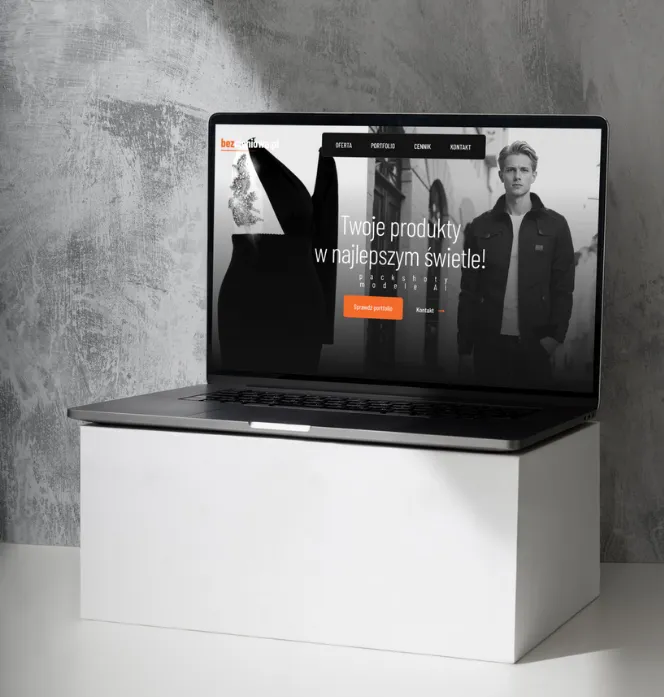 Realizacja strony internetowej dla fotografa produktowego