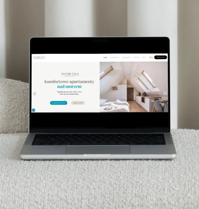 Strony internetowe dla apartamentów